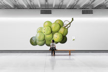 Carica l'immagine nel visualizzatore di Gallery, Giant grape bunch art gallery exhibition large scale sustainable sculpture