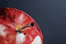 Load image into Gallery viewer, Apple bite detail close up sustainable sculpture TuttiFrutti collection