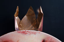 Carica l'immagine nel visualizzatore di Gallery, Pomegranate slice detail environmental sculpture recycled road signs