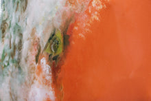 Carica l'immagine nel visualizzatore di Gallery, Rotten orange moldy diagonal view sustainable art sculpture