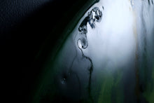 Carica l'immagine nel visualizzatore di Gallery, Watermelon slice edge light reflections recycled metal sustainable art