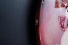Load image into Gallery viewer, Apple surface texture detail recycled metal sustainable art piece
