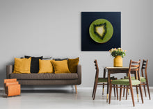 Load image into Gallery viewer, Kiwi slice casual dining room sustainable wall art decor
