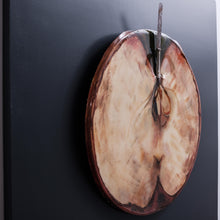 Carica l&#39;immagine nel visualizzatore di Gallery, Close up recycled road sign transformed apple core environmental art details
