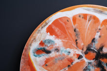 Load image into Gallery viewer, Orange slice close up texture detail sustainable sculpture TuttiFrutti
